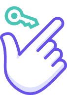 Hand holding house key - symbolizing home ownership and mortgage pre-approval